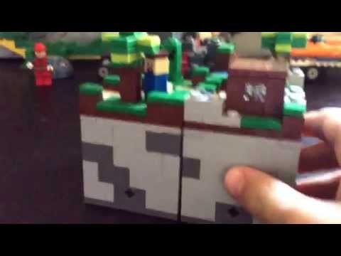 ColeCrazy - Cole seeing the lego minecraft mini worlds!!