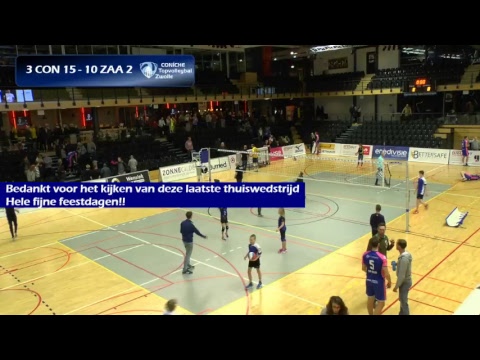 Livestream Coníche Topvolleybal Zwolle - Zaanstad | 16-12-2017
