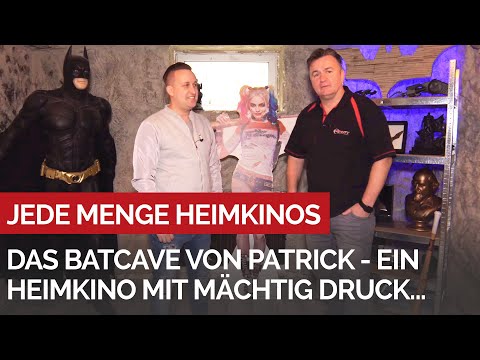 Wir besuchen die BATCAVE von Patrick - ein Heimkino mit mächtig DRUCK...