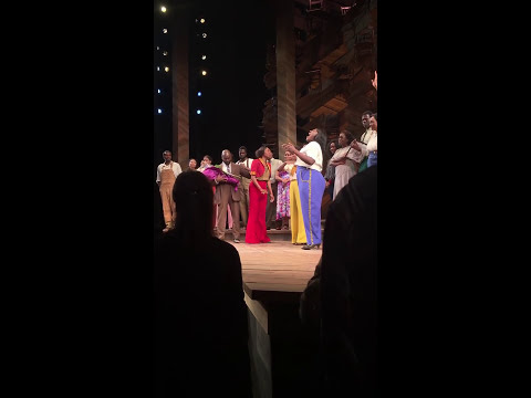 The cast of The Color Purple sing "I Won't Complain" at Heather Headley's final performance-10/02