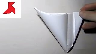 Как сделать простую воронку с ручкой из бумаги А4?