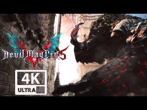 DEVIL MAY CRY 5 GOLIATH Boss Fight 4K 60FPS UHD Xbox One X Enhanced