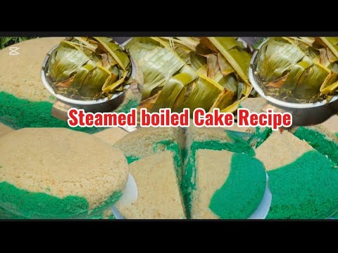 Yiga Okufumba Cake Mu Ndagala | Steamed Boiled Cake In Banana Leaves - Cake without An Oven