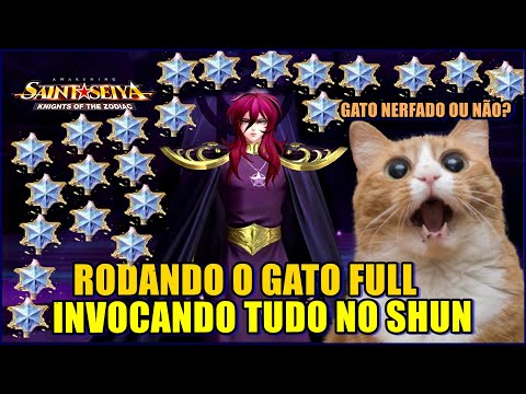 RODANDO O GATO DA FORTUNA FULL E JOGANDO TUDO NO SHUN SAINT SEIYA AWAKENING