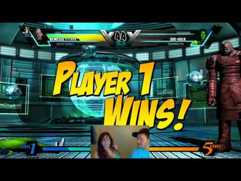 Beating up on the Mrs ( Ultimate Marvel vs Capcom 3 gameplay )