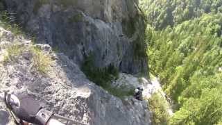 preview picture of video 'Grünstein Klettersteig Isidor Berchtesgaden Königssee 2013 Via Ferrata'