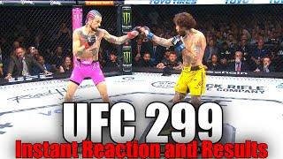 UFC 299 (Sean O'Malley vs Chito Vera 2): Reactions an Results