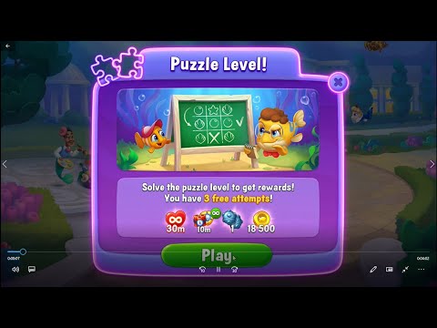 FISHDOM: 💥💥 Level 9841, 9842 Challenge level, 9843 All First tries 💥💥