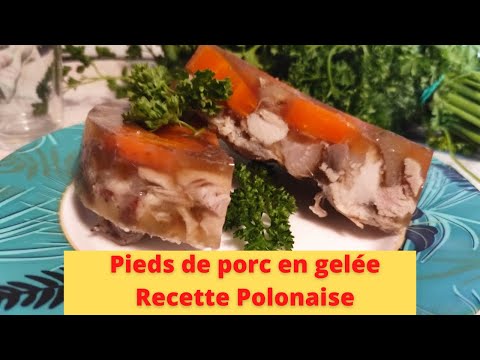 recette de pieds de porc en gelée : galareta