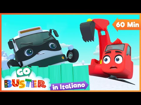 Battaglia con Palle Di Neve⚪ | Go Buster in Italiano 🚌 - Cartoni animati per bambini