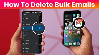How to delete bulk Emails from mobile | Gmail trick | Fiiber Hindi