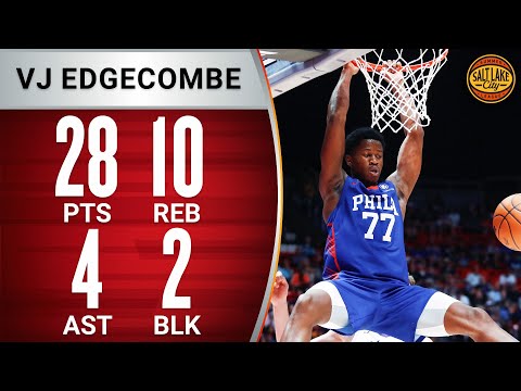 VJ Edgecombe Was HOOPING In His First NBA Summer League Action | July 5, 2025