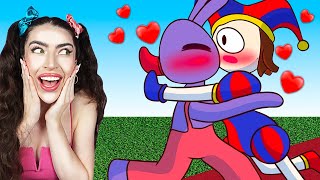 POMNI &amp; JAX KISS!? (The Amazing Digital Circus LOVE STORY!)