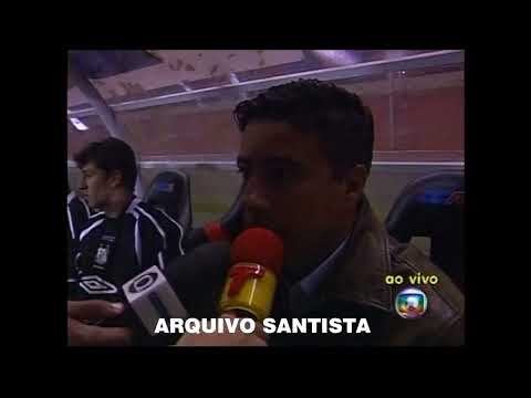 TECNICO GALLO FALOU ANTES DO JOGO ATLETICO-PR 3X3 SANTOS BRASILEIRO 2005