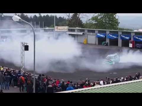 Falken Drift am Nürburgring Mai 2015 beim 24h Rennen altes Fahrerlager 1