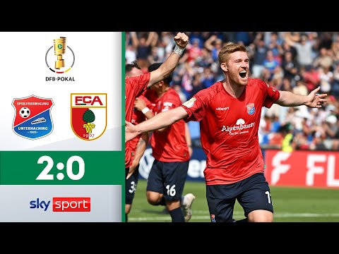 SpVgg Unterhaching - FC Augsburg | Highlights - 1 | DFB Pokal 2023/24