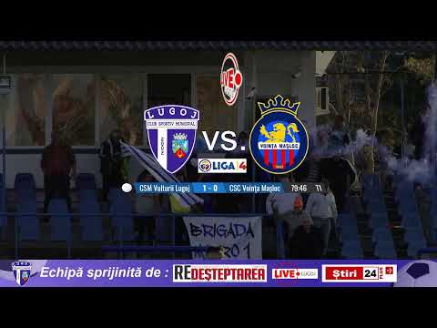 CSM "Vulturii" Lugoj vs. CSC Voința Mașloc, etapa 31 a Campionatului de Fotbal, Liga a 4-a Timiș.