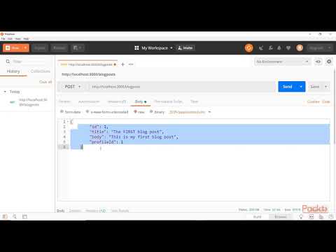 API Testing with Postman Testing POST Calls | packtpub com