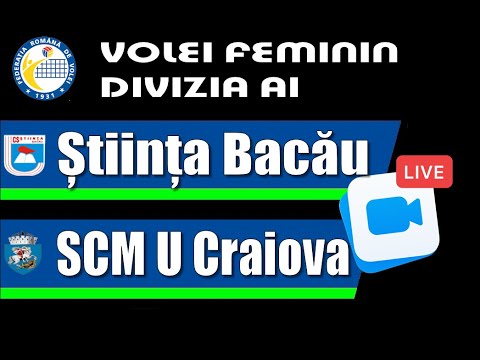 Volei: LIVE - Știința Bacău - SCM U Craiova, Etapa a 7-a, DiviziaA1 (F) 2021 - 2022