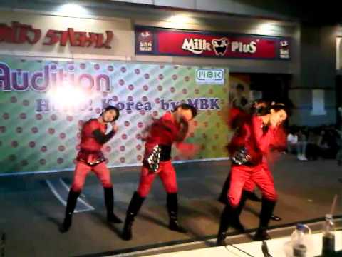 KARA' MALEs cover Kara - Hello Korea (Audition Stage) @MBK [111007]