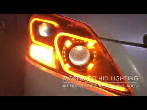 Toyota premio  2011 quad projection hid retrofit by MorimotoHID BD at Dhaka, Bangladesh.