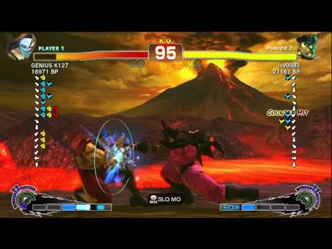 藍弟 lsy9983 [Bison] vs GENIUS K127 [Vega] SSF4 Japanese Online Ranked Matches - TRUE-HD