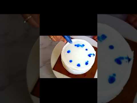 glass effect cake 🎂🎂#Blueberry flavour#cake recipe#shorts