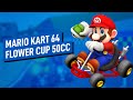 Mario Kart 64 Flower Cup 50cc N64 4K 60FPS