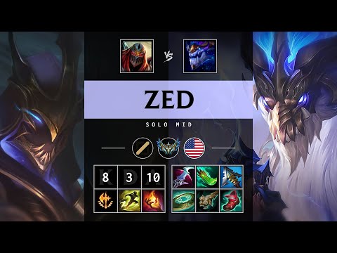 Zed Mid vs Aurelion Sol - NA Challenger Patch 25.11