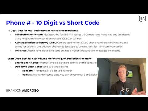 Phone 10 Digit Vs Short Code