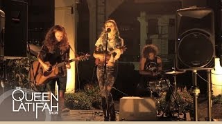 Catey Shaw&#39;s New York City Subway Set on The Queen Latifah Show