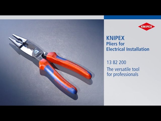 Video Teaser für KNIPEX Pliers for Electrical Installation 13 82 200