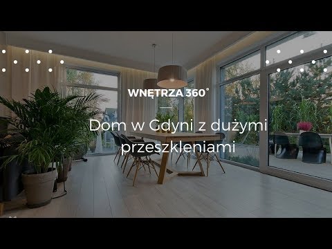 Dom w Gdyni z dużymi przeszkleniami #projektwnętrz