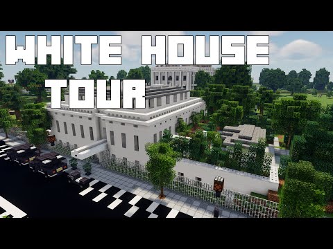Bubbaflubba - I built the ENTIRE WHITE HOUSE in Minecraft! World Tour + Download