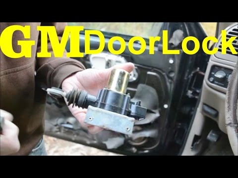 How to Replace Door Lock Actuator & Remove Door Panel || Escalade Tahoe Suburban Avalanche Yukon