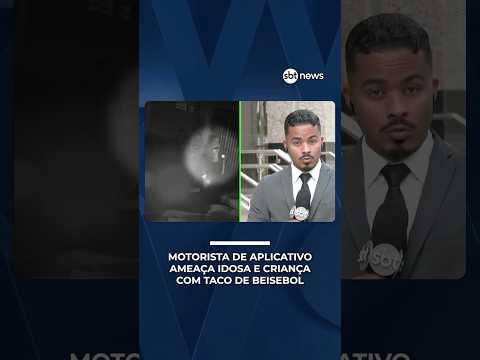 Motorista de aplicativo ameaça idosa e criança com taco de beisebol em Goiás | #SeLigaBrasil