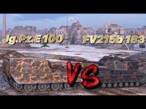 JgPz E 100 vs FV215b(183)