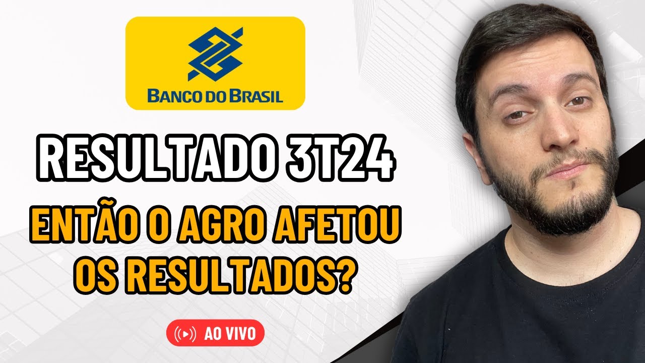 #BBAS3: PRINCIPAIS PONTOS DO BALANÇO. LIVE RELAMPAGO PARA ANALISARMOS JUNTOS!