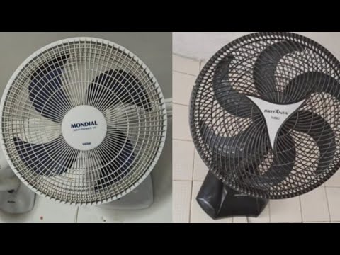 Ventiladores de mesa/parede Mondial Maxi Power 140W 40cm e Britânia Ventus 40 Six 70w.