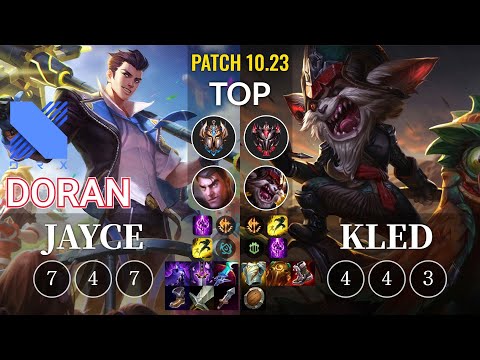DRX Doran Jayce vs Kled Top - KR Patch 10.23