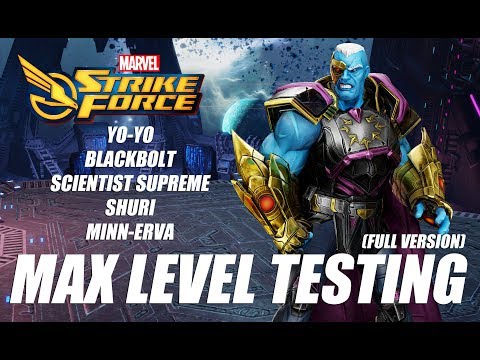 Ultimus VII Max Level Testing - Amazing New Raid Team (Full version) - Marvel Strike Force