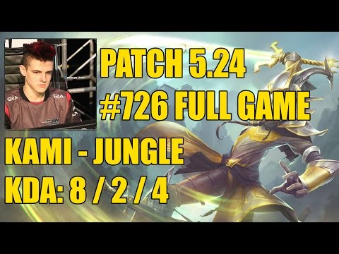 paiN Kami - Jungle: Master Yi vs Jarvan IV - BR Challenger #726 Full Game