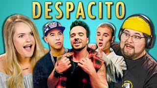 ADULTS REACT TO DESPACITO (Luis Fonsi, ft. Daddy Yankee, Justin Bieber)