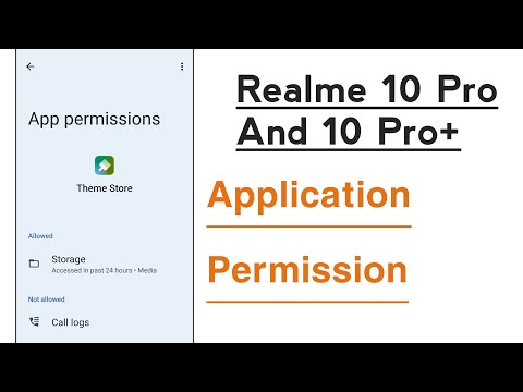 Realme 10 Pro & 10 Pro+ Application Permission Setup