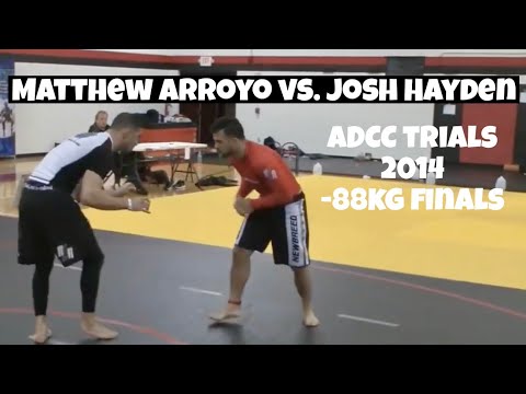 Matthew Arroyo vs. Josh Hayden: 2014 ADCC North American Trials -88kg Finals