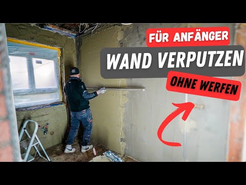 WAND VERPUTZEN ⎜Easy Schritt für Schritt 😃🤙🏼