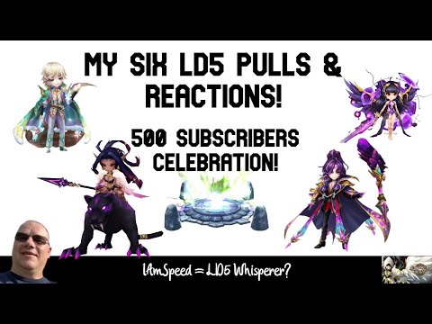 My six LD5 summons and reactions! Enjoying the rare LD5 moments for my 500 Subscribers Celebration!