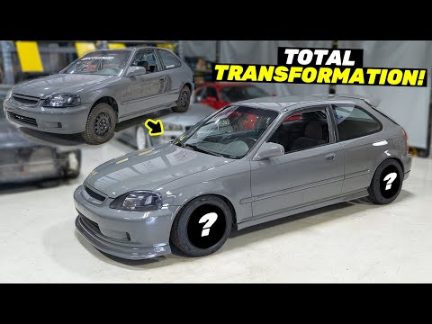 $2000 Honda Civic K-Swap Quick Build is FINISHED - PT 4