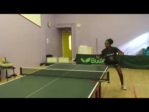 Vidal Graham with SM table tennis drills