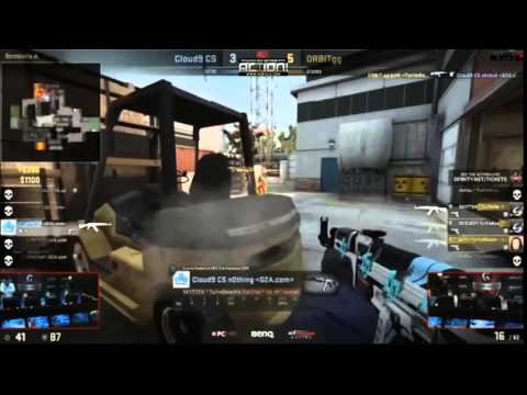 C9 n0thing 1v3 vs Orbit - Crazy spraycontrol